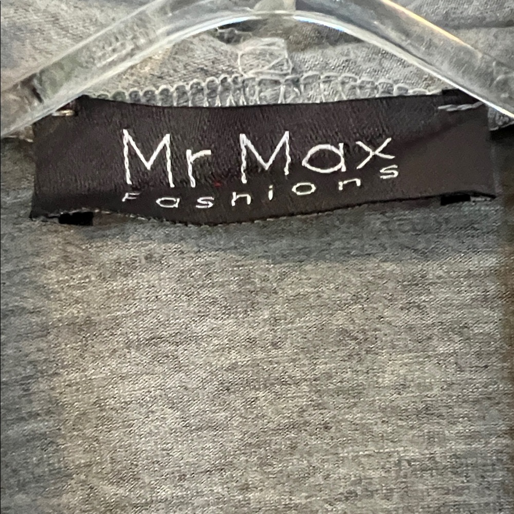 Mr.Max Women's Gray Open Front Cardigan - Picture 2 of 4